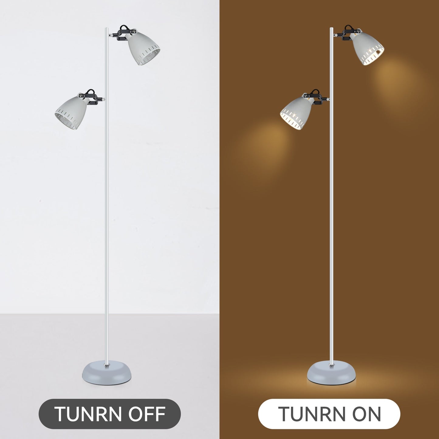 Audrey Floor Lamp - White